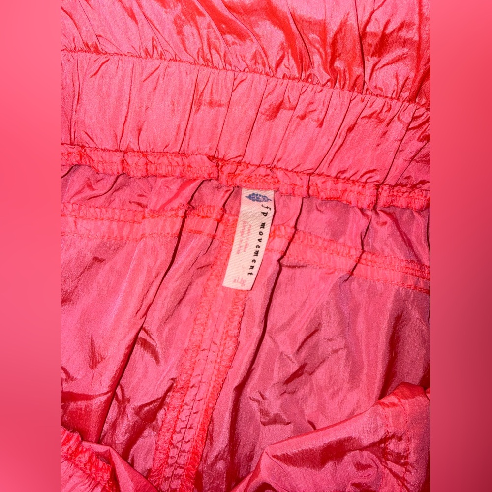 FP Movement by Free People Bright Neon Pink High-Rise Joggers - Picture 4 of 4